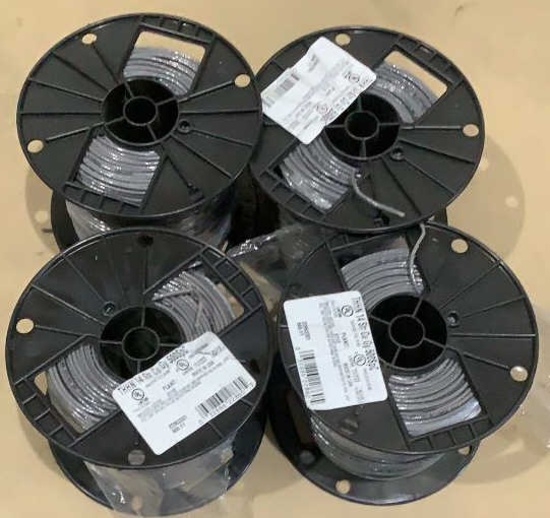 (4) 500' Reels Of 14 AWG Machine Wire