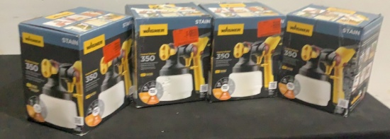(4) Wagner Stain Sprayers 350