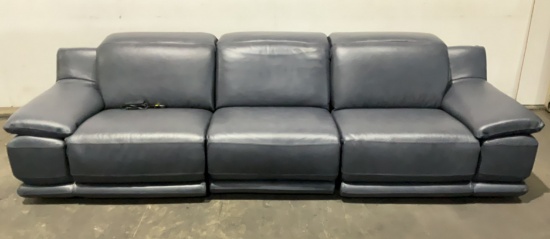 Chareau d'Ax Leather Sectional Sofa