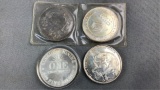 (4) 1 Troy Ounce Silver Coins