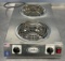 Cadco Double Burner Hot Plate CDR-2TFB