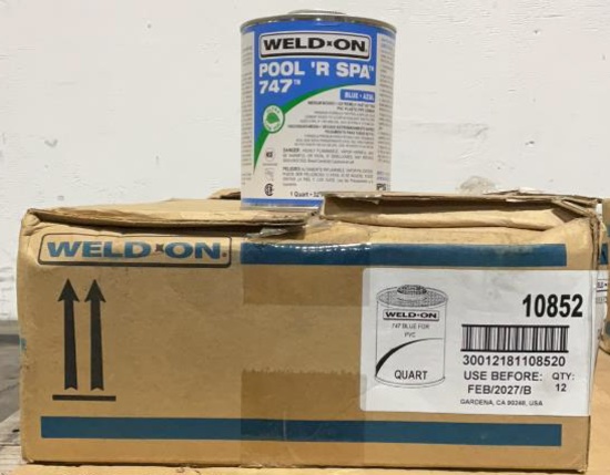 (12) Weld-On 1Qt Pool 'R Spa
