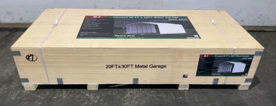 KJ 20'x30' Metal Garage K2030