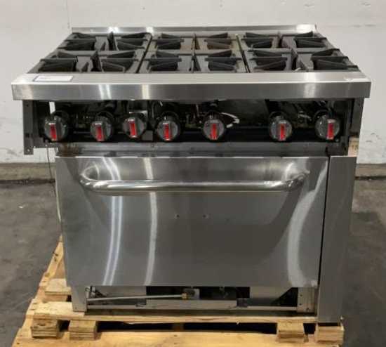 AIC Gas Range With Oven GBO-4036