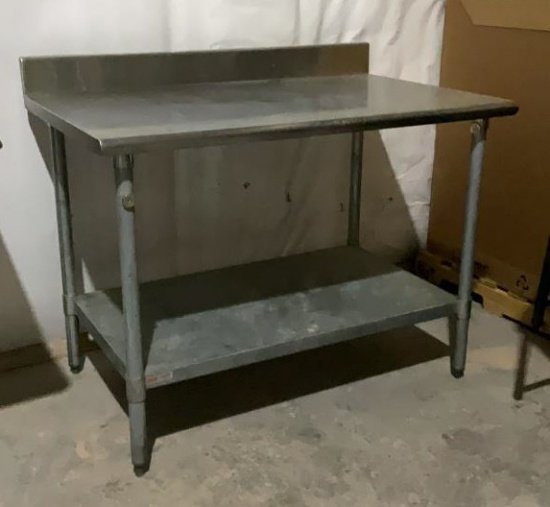 Uline 4’ Stainless Steel Table OFFSITE