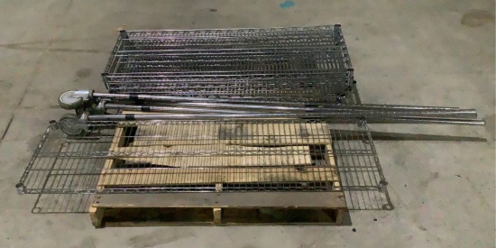 Rolling Wire Shelving Parts OFFSITE