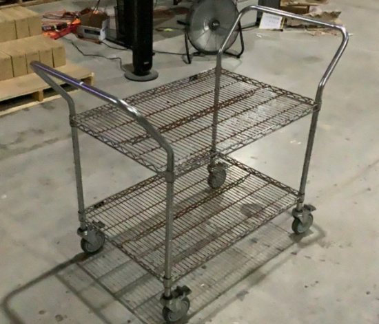 Uline Metal Wire Cart OFFSITE