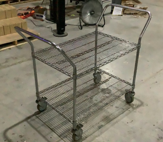 Uline Metal Wire Cart OFFSITE