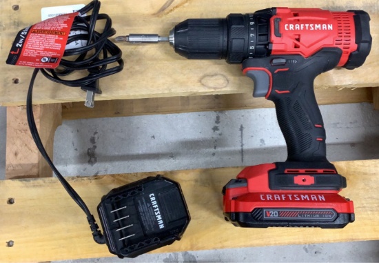 Craftsman 20V Drill & Charger OFFSITE