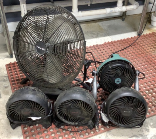 (5) 18" and 8" Floor Fans OFFSITE