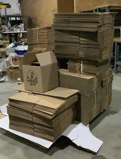 (approx 550) Assorted Cardboard Boxes OFFSITE