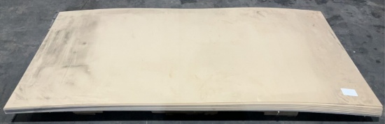 (10) 8'x4'x1/4" Plastic Material Sheets