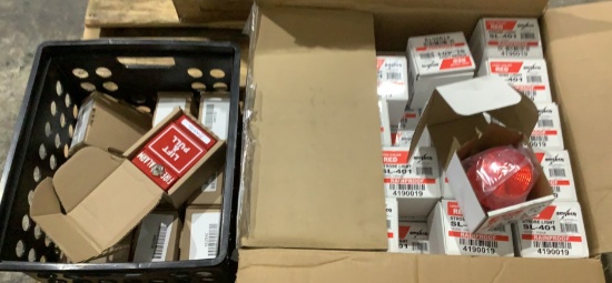 Fire Alarm Pulls & Red Strobe Lights