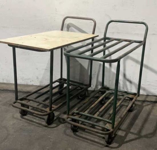 (2) Steel Carts