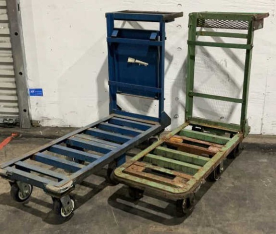 (2) Flat Carts