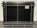 (22) KJ 8'x6' Powder Coated Steel Site Fence K0608