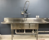 Steelton 3-Bay Stainless Steel Sink OFFSITE