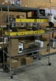 Rolling Metal Wire Shelving Unit OFFSITE