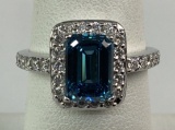 $11,600 14kt White Gold Diamond Ring