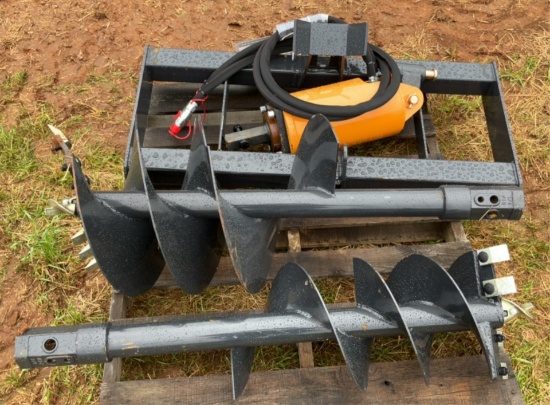 2025 Wolverine Auger Drive & Bit Skid Steer Attach