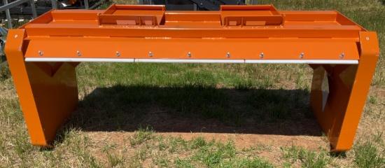 2025 Wolverine 84" Snow Pusher Skid Steer Attachme
