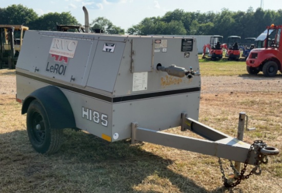 1996 LeRoi Trailer Mounted Air Compressor HQ185DJ-