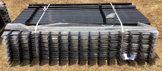 (14) 7’ Steel Fence Panels