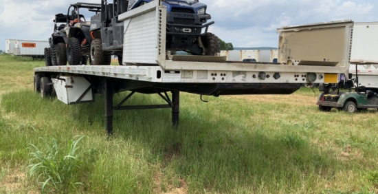 2000 Fruehhauf Aluminum Flatbed Trailer