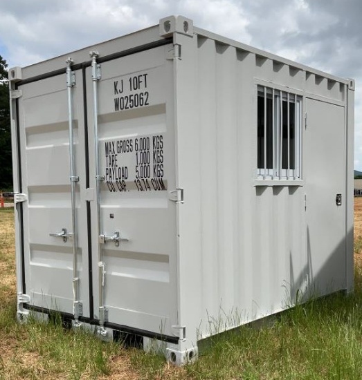 All Metal 10' Shipping Container/Mobile Office