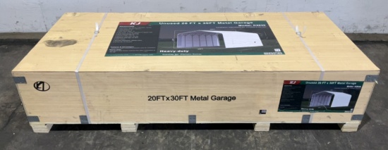 KJ 20'x30' Metal Garage K2030