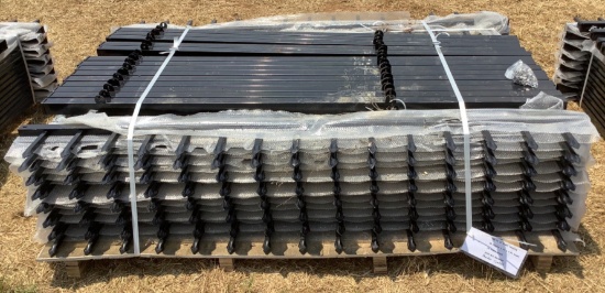(14) 7’ Steel Fence Panels