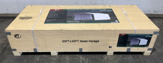 KJ 20'x30' Metal Garage K2030
