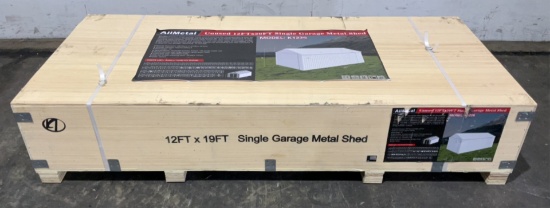 All Metal 12'x20' Single Garage Metal Shed K1220