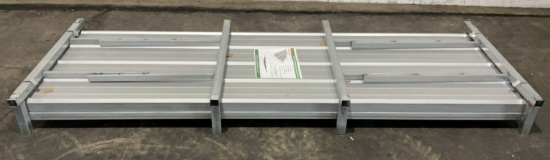 (100) All Metal 10' Galvalume Corrugated Steel Pan