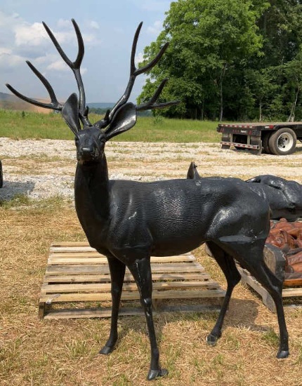 57" Aluminum Buck Decor