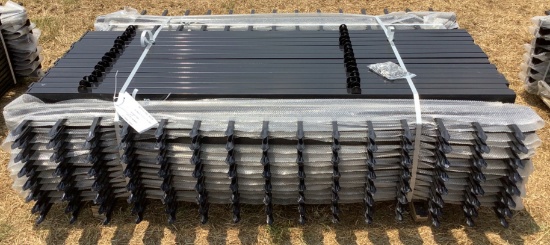 (14) 7’ Steel Fence Panels