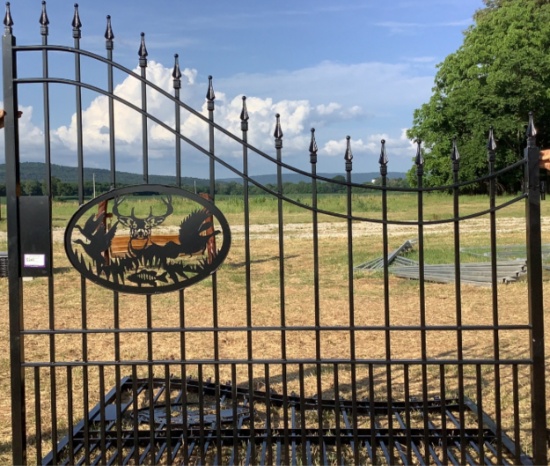 16’ Metal Driveway Gate
