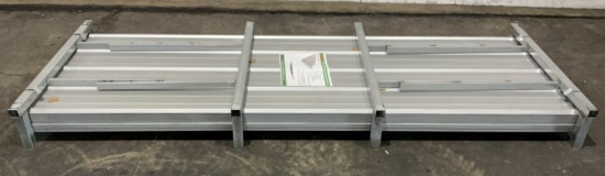 (100) All Metal 10' Galvalume Corrugated Steel Pan