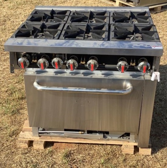 AIC Gas Range With Oven GBO-4036
