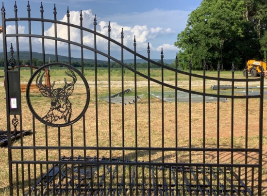 16’ Metal Driveway Gate