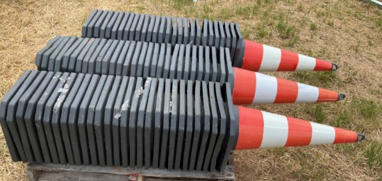 (84) 30" Traffic Cones