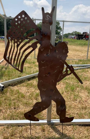 5' Metal Sasquatch Decor