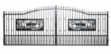 All Metal 7'x20' Metal Farm Driveway Gate K0720