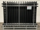 (22) KJ 8'x6' Powder Coated Steel Site Fence K0608