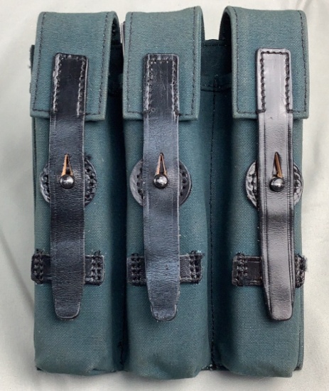 (3) 'Pre-Ban' MP5 HK Mags w/Bund Pouch;30 Rnd
