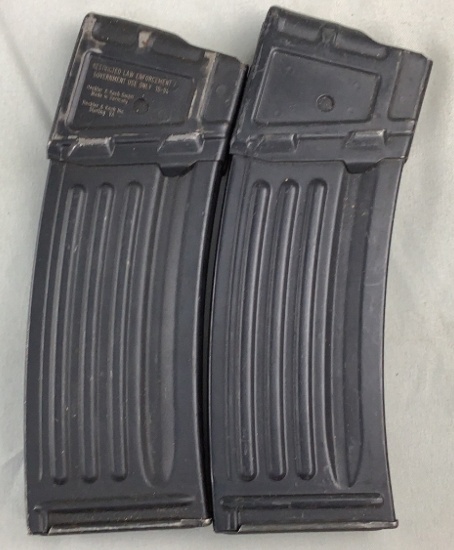 (2) HK 53 Magazines; 30 Round 5.56