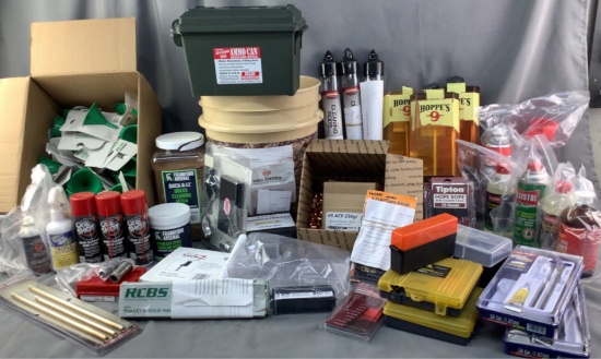 Assorted Reloading & Cleaning Supplies