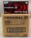 (1000) Rnds Federal 40 S&W Ammo