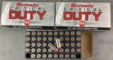 (150) Rnds Hornady Critical Duty 40 S&W Ammo
