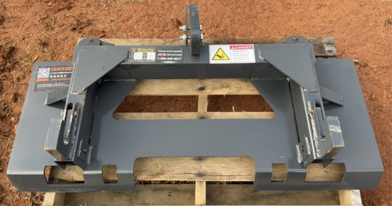2025 Wolverine 3Point Quick Hitch Skid Steer Attac